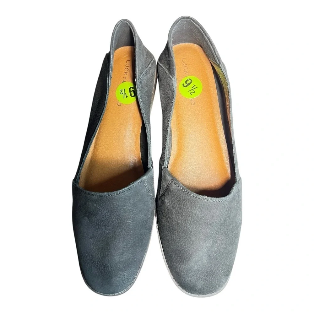 Lucky Brand Women's Harping Black Loafer Flat Size 9.5 Preowned Great Condition